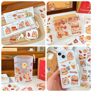 Sticker gấu CAPY BARA siêu đáng yêu
