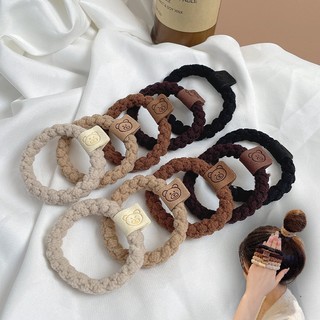 Dây Cột Tóc Nữ Đẹp, Buộc tóc vải Gấu Nâu Đơn Giản Phong Cách Hàn Quốc Hottrend Minn Collection