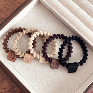 Dây Cột Tóc Nữ Đẹp, Buộc tóc vải Mèo Nâu Đơn Giản Phong Cách Hàn Quốc Hottrend Minn Collection
