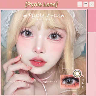 CÓ ĐỘ CẬN 𐙚 Kính áp tròng . lens xám vân đá pha nhũ lấp lánh | Pynielens ྀིྀི