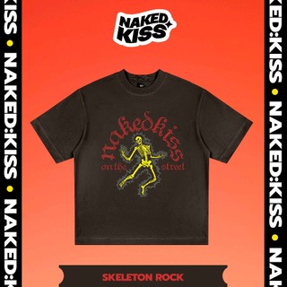 Áo thun NakedKiss Skeleton Rock - Regular Fit - NAKEDKISS TSHIRT