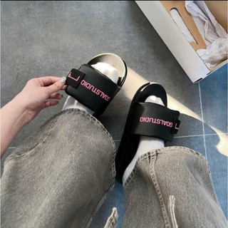 (Chuẩn size) Dép Lê Nữ Nam Quai Ngang Dán Xé Hottrend Đế 3Cm Chống Trượt
