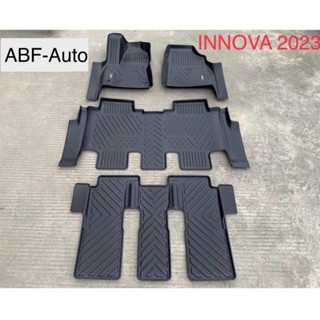 Thảm lót sàn 5D ô tô Toyota Innova cross 2023-2025 nguyên khối tràn viền TPE(1 bộ 4 tấm Hàng cao cấp)