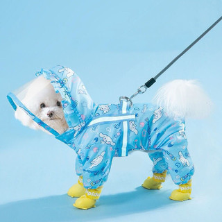 Áo mưa liền quần chó mèo 1-10kg