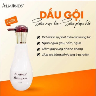 Dầu gội phục hồi ALMONDS kích thích mọc tóc,siêu thơm