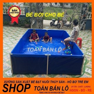 Bể bơi cho các bé mùa hè, hồ bạc cho trẻ em