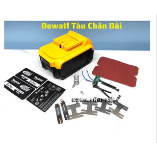 Vỏ mạch 10cell Dewatl 20v tàu (Chân Dài ) Đóng pin 18650