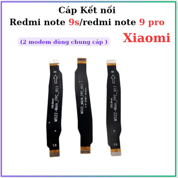 Cáp kết nối xiaomi redmi note 9s/redmi note 9 pro