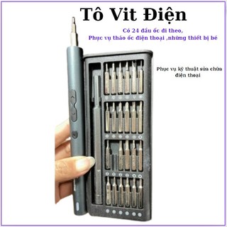 Tô vít điện 24 đầu,dùng sửa chữa tháo ốc điện thoại