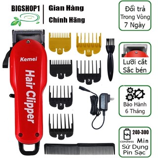 [Mã COSBAUH3 giảm 8% đơn 300K] Tông đơ cắt tóc lưỡi kép Kemei km-706z,lưỡi kép fade
