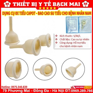 CAPOT TIỂU NAM, BỘ CHỤP TIỂU, BAO CAO SU CHO BỆNH NHÂN NẰM LIỆT