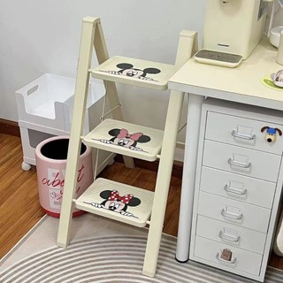 Thang Mickey cách điệu bằng inox không gỉ, thang gấp decor trong nhà - Gọn Decor