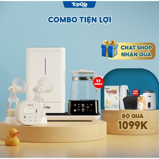 Máy hâm sữa tiệt trùng UVC Topgiakids, sấy khô tiệt trùng thông minh đa năng, bảo hành 3 năm