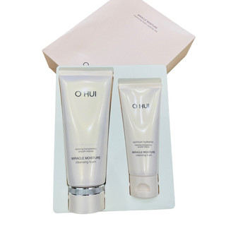 [Hàng nội địa Hàn không tem] Set sữa rửa mặt Ohui hồng Moisture miracle
