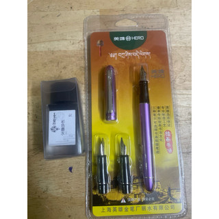 Bộ Bút máy Hero 5028 viết Gothic, thanh đậm hoặc Calligraphy ngòi Stub