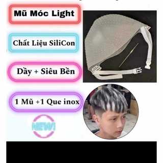 Mũ móc light nhuộm tóc có quai - - mũ gẩy line -