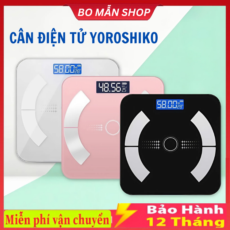 Cân điện tử sức khỏe Yoroshiko tiện lợi cho gia đình