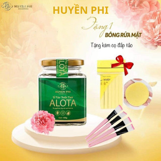 Ủ tảo Xoắn Tươi Alota Huyền Phi tảo Tươi Nhật dưỡng trắng cấp ẩm trẻ hóa da 120g