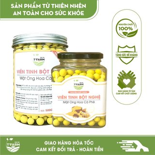 Viên tinh bột nghệ mật ong hoa cà phê t'farm