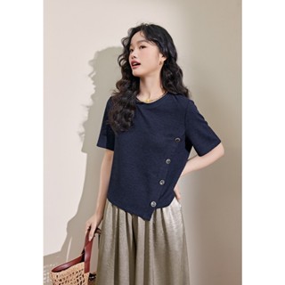 Z353 Áo thun vạt chéo - KUOSE