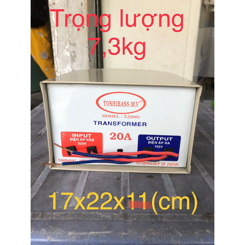 Biến thế TOSHIBASS 20A đã qua sử dụng