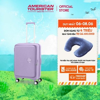 Vali kéo American Tourister Curio Spinner EXP TSA Book Open
