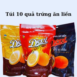  Túi 10 quả trứng gà ăn liền Devi Dabaco thích hợp ăn sáng  ăn các bữa phụ cho các bé  eatclean 