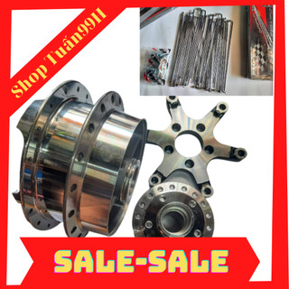 Bộ đùm CROM / Sơn bạc căm Osaki Thái dành cho xe Winner 150 lên bánh căm