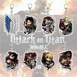 Móc khóa mica anime attack on titan - aot - baystore