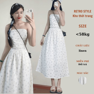 Đầm maxi hoa nhí cup ngực lưng chun mùa hè đi chơi, đi biển - Retrostyle - Maxihoa081_p6k13