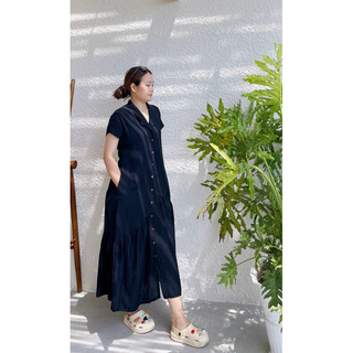 ĐẦM SƠ MI SUÔNG LINEN