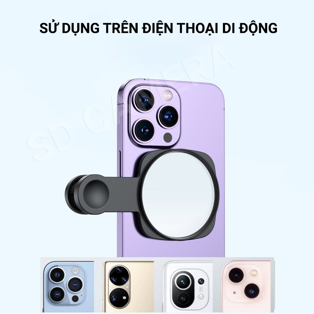 Gương phía sau Gương selfie kẹp điện thoại chụp ảnh Gương trang điểm tiện lợi | BigBuy360 - bigbuy360.vn