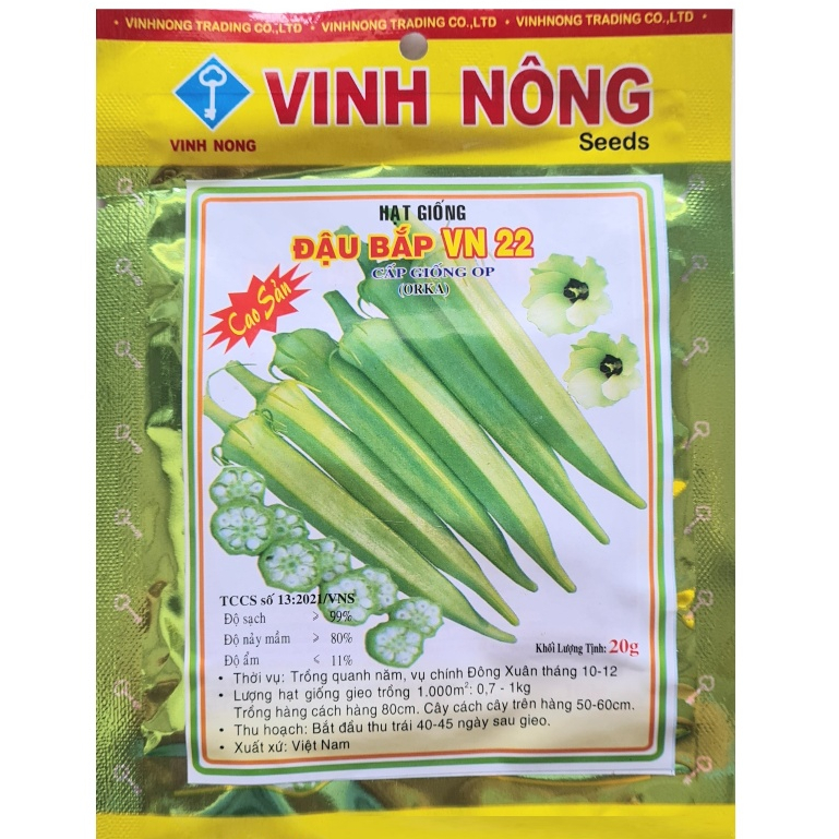 Hạt Giống Đậu Bắp Trái Trắng (20g)