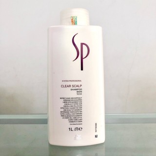 Dầu gội hỗ trợ giảm sạch gàu sp wella clear scalp cao cấp đức 1000ml