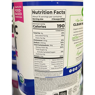 Bột hữu cơ Orgain Organic Meal 912g