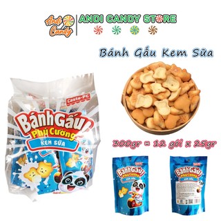 Bánh gấu kem sữa phú cường 12 túi