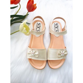 Giày xăng đan bé gái đế bằng thời trang cao cấp VI VI .Đế cao 2 phân