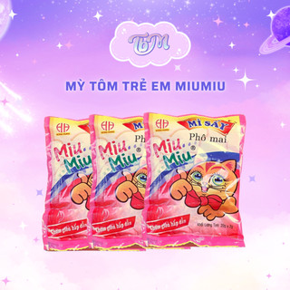 Mì tôm trẻ em Miu Miu ăn vặt tuổi thơ 20gr