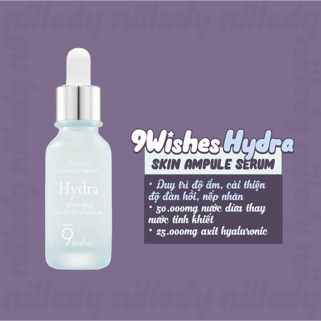 (HSD 28/1/2027) Tinh chất 9Wishes Ampule Serum 25ml