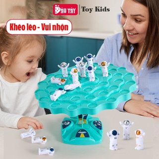 Đồ chơi nhóm phi hành gia cân bằng cho bé trai bé gái gia đình