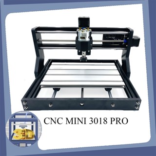 Máy phay gỗ CNC mini 3018/CNC 3018 pro (combo laser diode) + 10 mũi phay PCB + 4 Set plates + ER11 + USB hướng dẫn