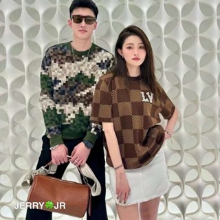  Áo Len Nữ LouisVuittion Đính Đá Mềm Mịn Quảng Châu Cao Cấp 