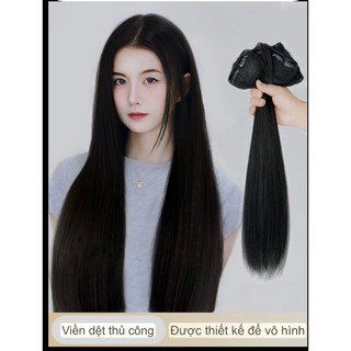 Tóc nối kẹp phím loại thẳng tóc nhân tạo