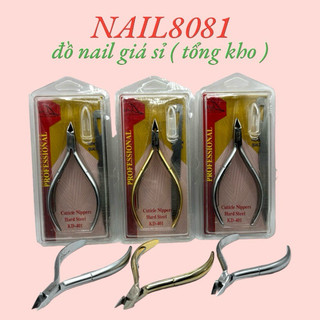 Kềm Nhặt Da Cắt Móng Mũi Nhọn , Kềm 2 in 1 INOX HNQ Siêu Bén