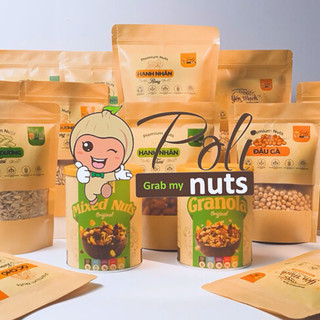 Các loại hạt dinh dưỡng, đậu hạt dinh dưỡng nhập khẩu polinuts túi 100g