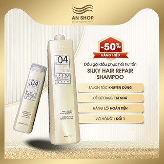 Dầu gội đầu phục hồi tóc hư tổn khô xơ dưỡng mượt argan chăm sóc tóc gàu ngứa gầu tóc nhuộm uốn tẩy Silky Hair Repair