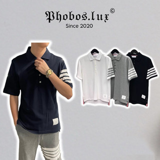 Áo polo tb trắng 4 viền tay- ảnh thật ở cuối