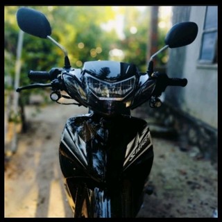 Kiếng chiếu hậu kiểu SPARK mặt gương to nhìn rõ phù hợp lắp hầu hết các loại xe máy.