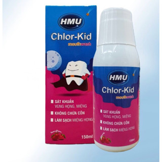 Combo 20 chai nước súc miệng hmu chống viêm Chlor kid