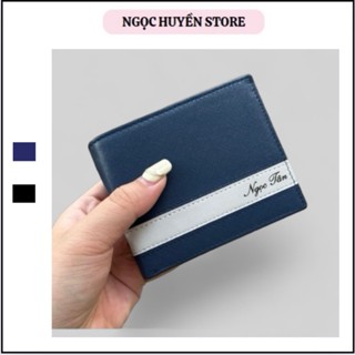 Ví Nam Da Thật Saffiano Cosmos  Khắc Tên Theo Yêu Cầu Sang Trọng Và Thanh Lịch Tặng Hộp Túi Kèm Bảo Hành
